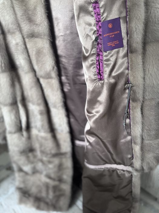 Норковая шуба 110 см