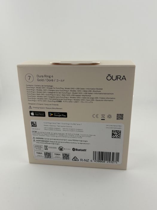 OURA Ring 4 - Titan/ Gold - marimea 7, sigilat, transport inclus