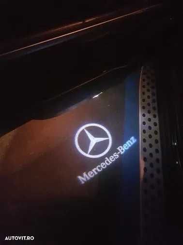 Set Logo Proiectoare Lampi 3D LED Lumini Usi Portiere Mercedes Benz