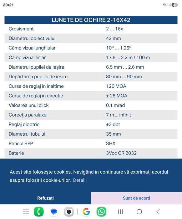 Vand lunetă IOR - made in România