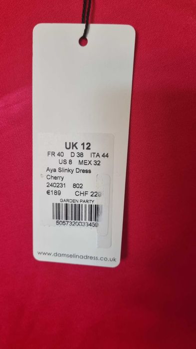 Rochie noua Damsel ,masura 44IT,cyclamen colour,189Eur