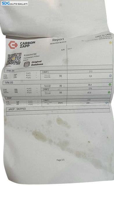 Injector Injectoare cu Fisa de Verificare Renault Clio 3 1.5 DCI 78KW 106CP 76KW 103CP 65KW 88CP 2005 - 2014 Cod H8200294788 166009445R [M8144]