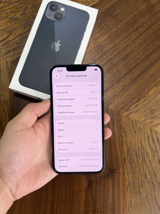 Iphone 13 128 gb RM/A в идеале 85% акб