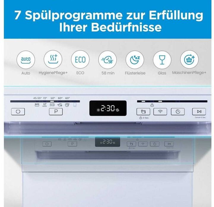 Съдомиялна свободностояща MIDEA SF 5.45NW10C 45см.