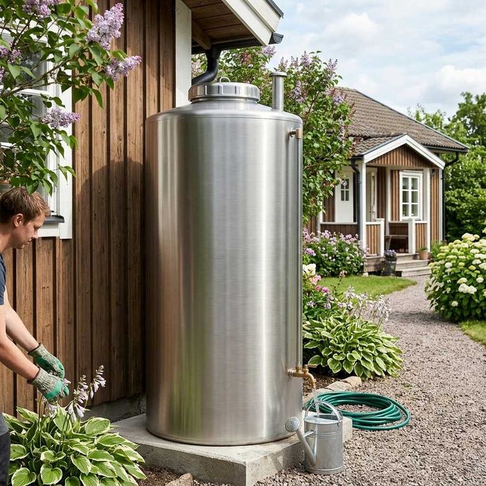 Резервуар из нержавеющей стали Пищевой бак 500л Suv baki Nerjaveyka