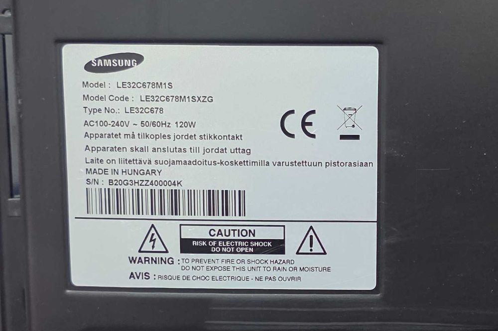 Televizor LED Samsung LE32C678 32" Full HD HDMI USB