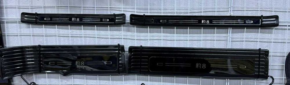 Накладки на пороги Leopard 8