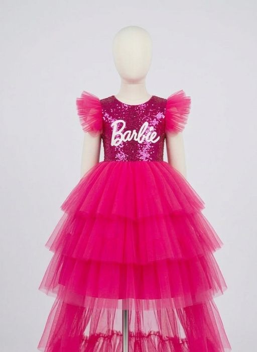 Нарядное платье БАРБИ 26 размер 2-3г ПЛАТЬЕ В ПОДАРОК