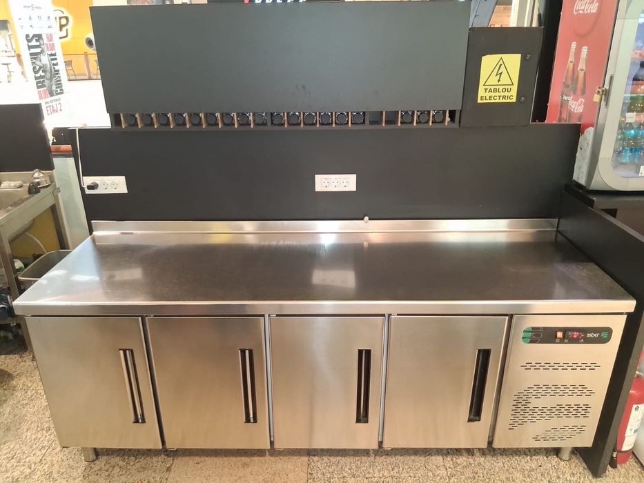 Masa rece 4 usi cu plinta, 225 cm