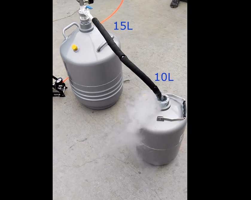 НОВ Дюаров съд за течен азот