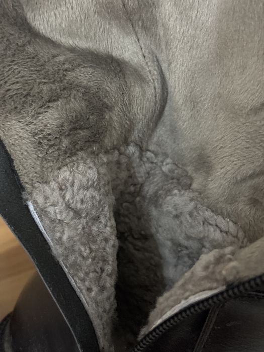 Ботинки Ботфорты Кожанные