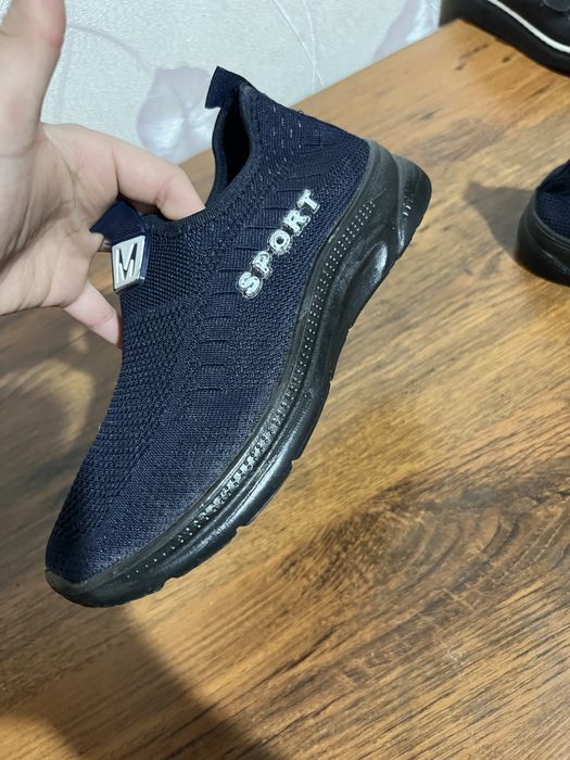 Кроссовки натур кожа