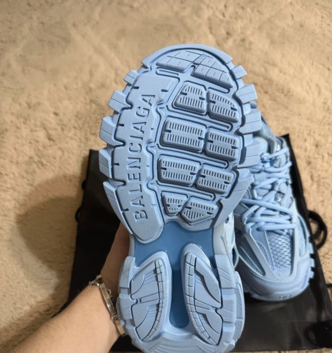 Balenciaga track baby blue