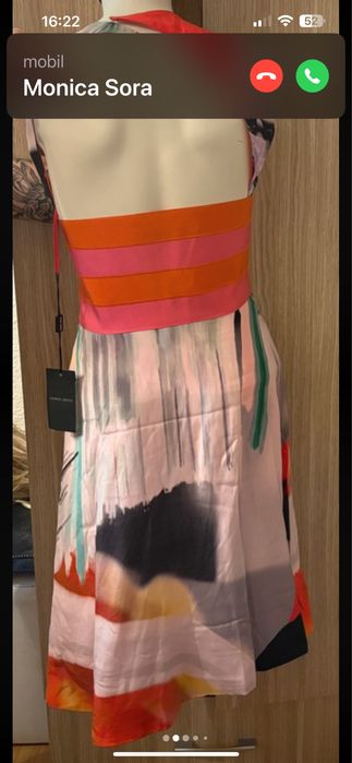 Rochie deosebita matase Giorgio Armani originala