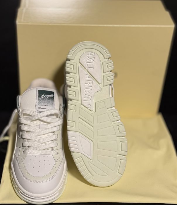 НОВО!!! Оригинални Axel Arigato Area Low – White/Green | Кутия + калъф