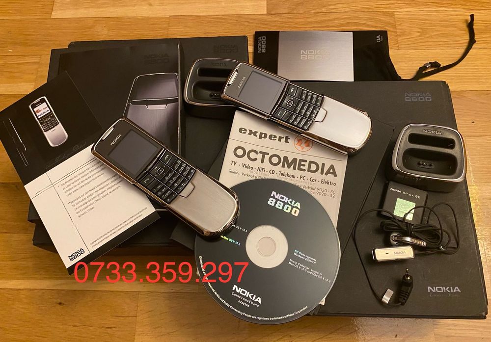 Nokia 8800 Classic CA NOU ! Full Box ! RARITATE Colectie vintage