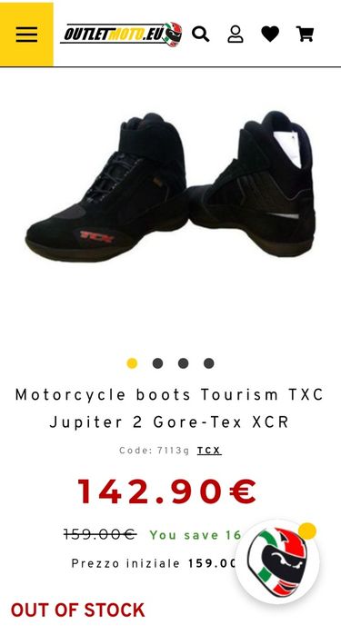 Ghete moto TCX Jupiter 2 impecabile
