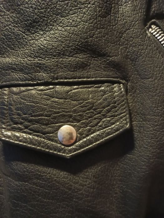 Geaca de motor (chopper) din piele pictata manual