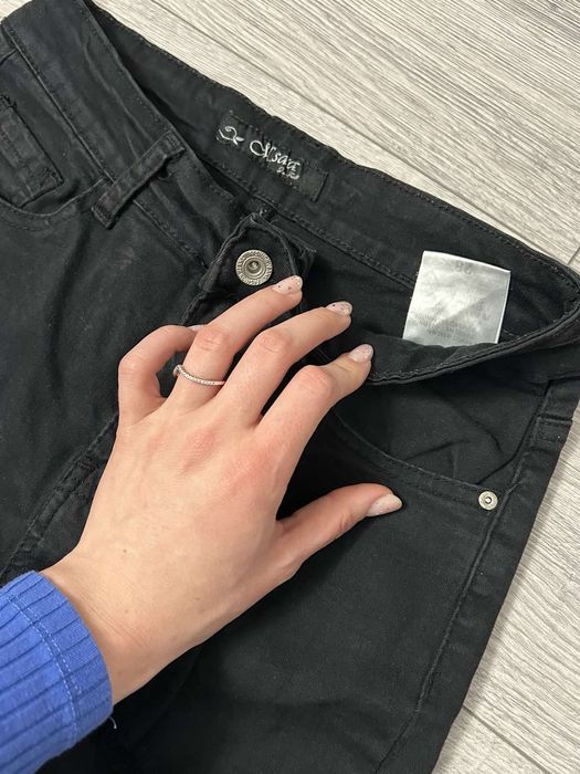 Дамски черни дънки