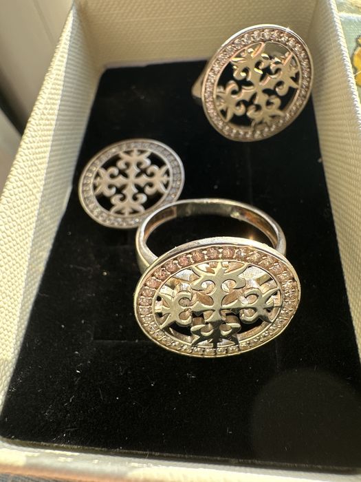 Серебрянный ювелирный набор