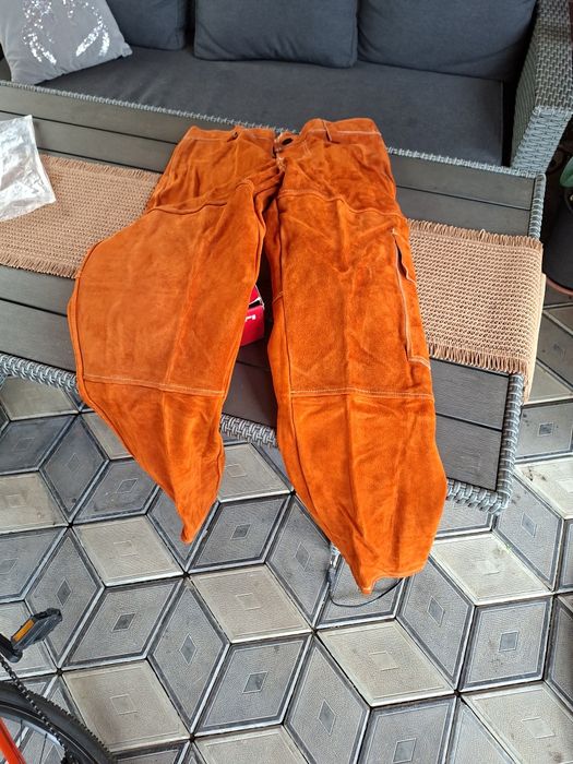 Pantaloni Piele Sudura L