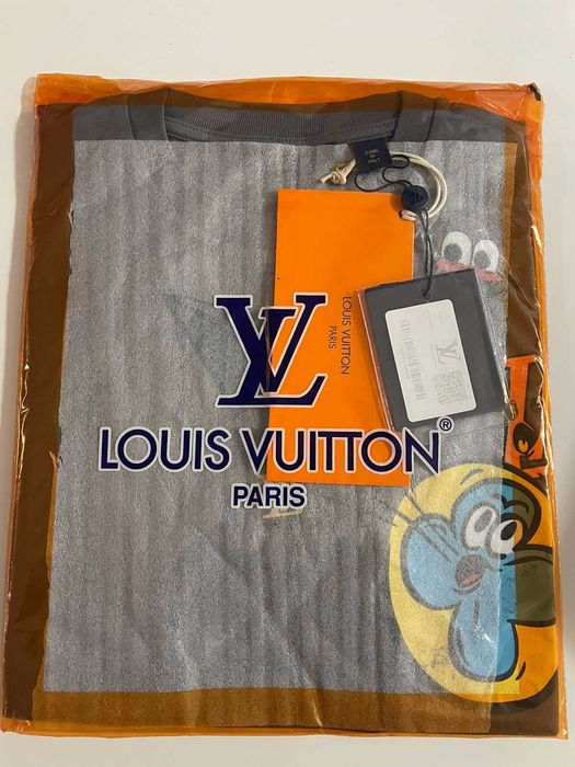 Чисто нови мъжки тениски с етикети на Louis Vuitton