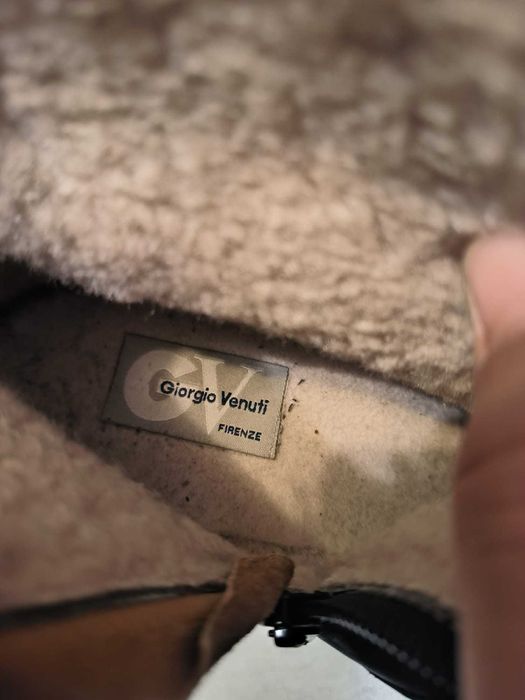 Ghete piele Giorgio Venuti mărimea 44 – stare foarte bună