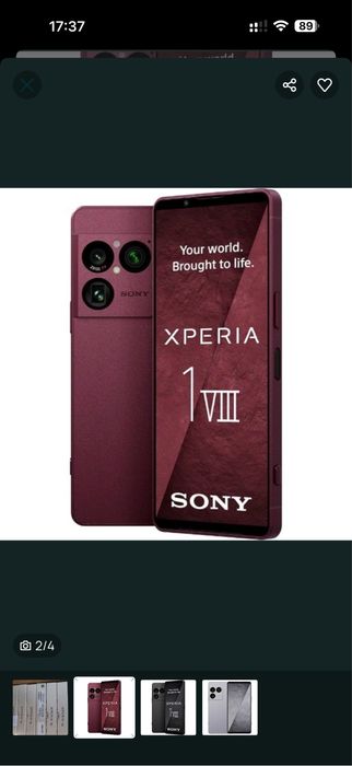 Sony Xperia 1 VIII 256gb 12 ram Sigilat Nou