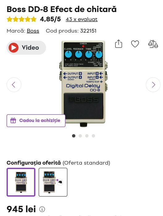 Pedalboard  Chitara Pedale efecte