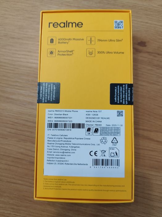 Realme Note 70T чисто нов