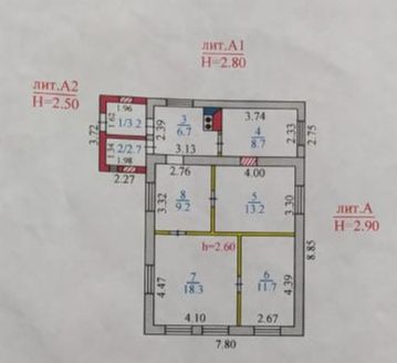 Дом 4-х комнатный