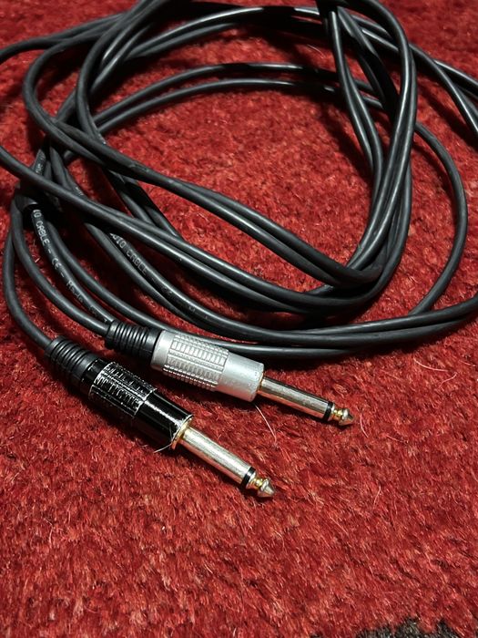 Cablu audio stereo Bespeco 3m jack 3,5 cm cu 2 x jack 6