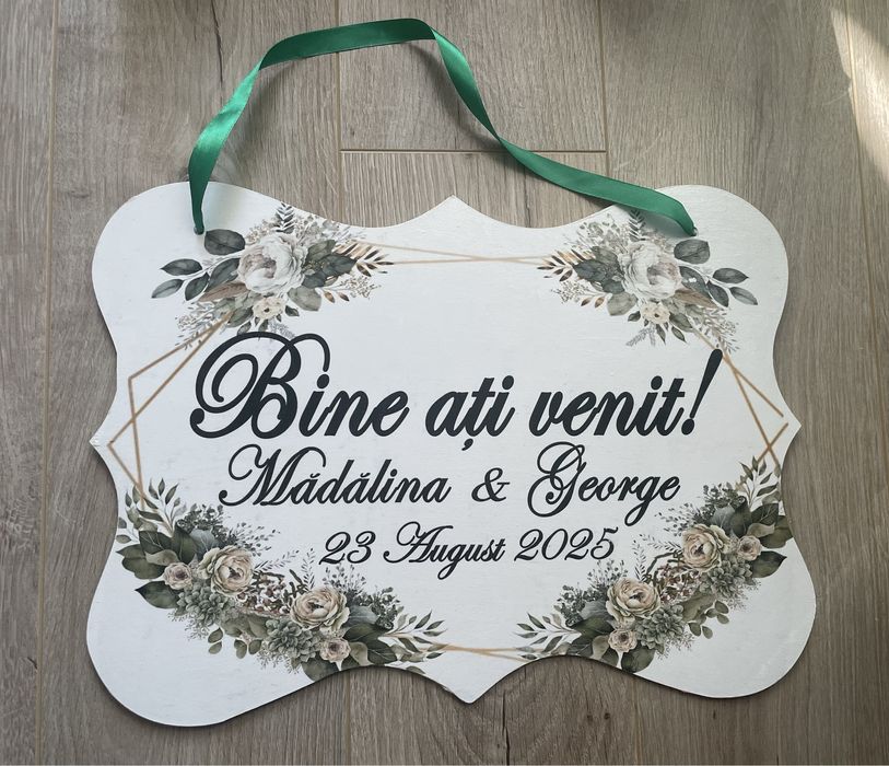 Placuta poarta “Bine ati venit!”
