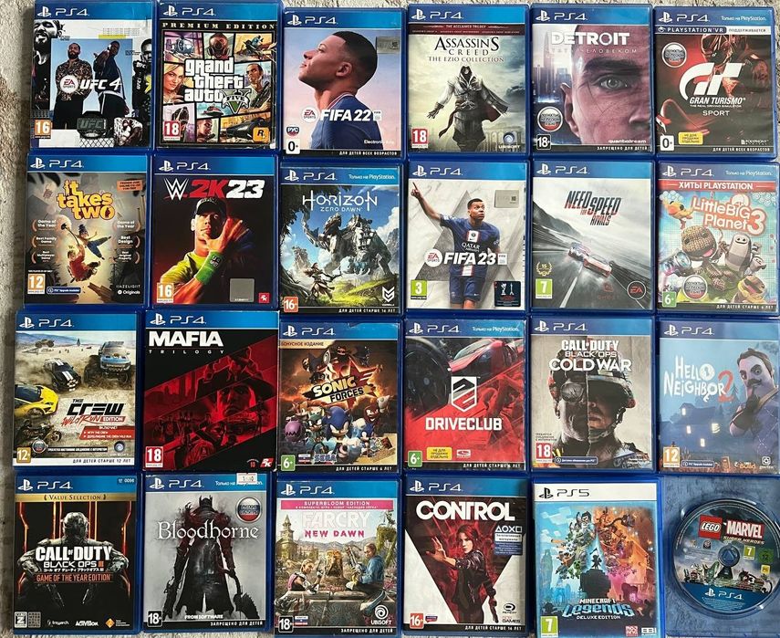 Диски пс4 пс5 оригинальные