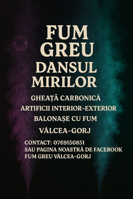 Fum Greu Dansul Mirilor / Artificii Exterior Valcea-Gorj