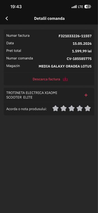 Trotineta electrica xiaomi elite 5