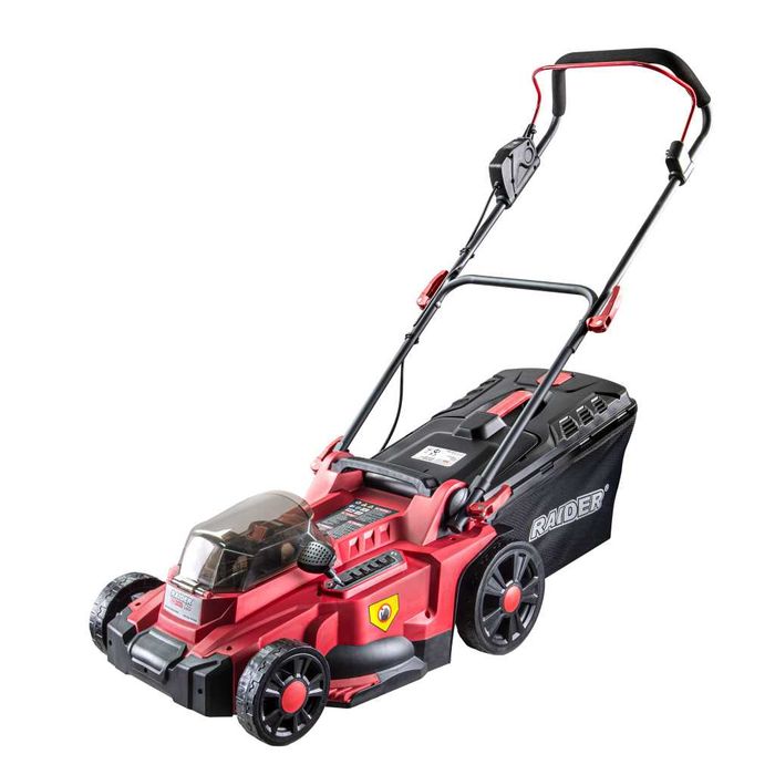 Косачка безч. 33cm 35L 5 нива Solo 150 m2 Raider RDP-BLM20 без батерия и зарядно