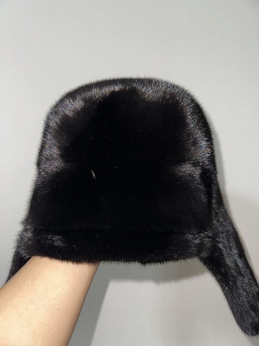 Норковая ушанка, размер 56-58-60