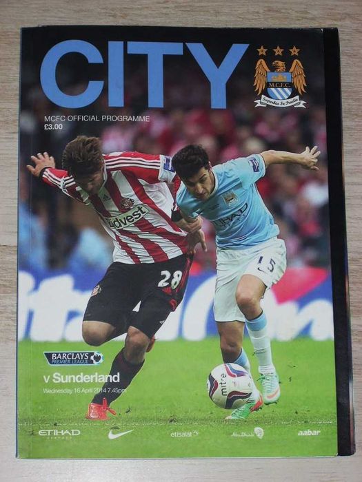 Манчестър Сити оригинални английски футболни програми 2012, 2013, 2018