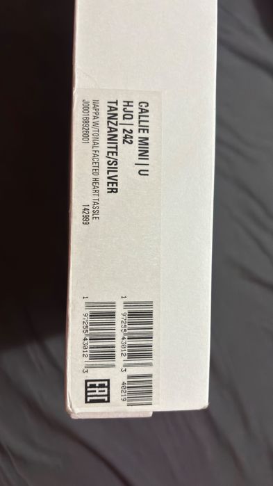 Jimmy Choo Callie Mini – Tanzanite Silver