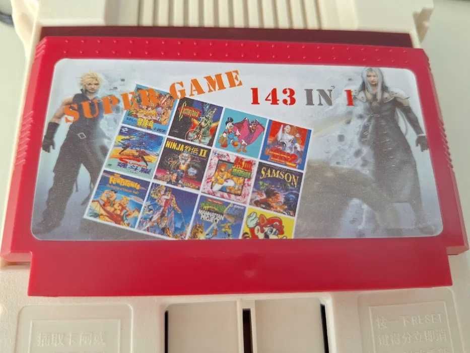 143 in 1, Caseta discheta clasica cu jocuri pentru consola TV, NES