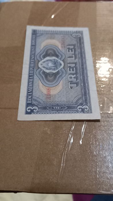 Vand 3 lei 1966 rara, iesita din circulatie, de colectie