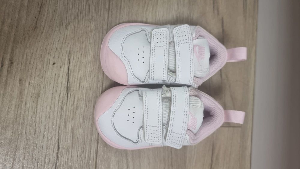 Adidași fetițe alb cu roz