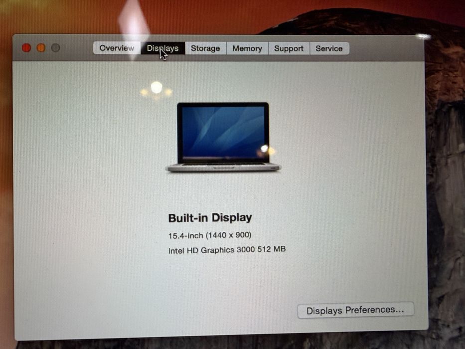 Macbook pro i7 2012