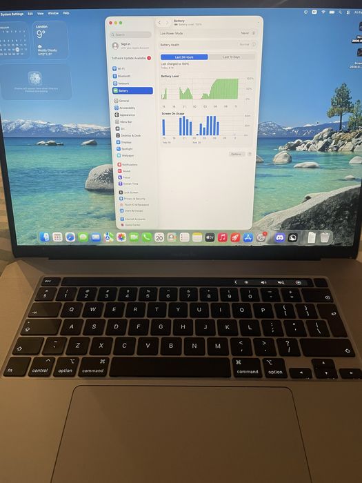 Macbook Pro 16 2019 intel core i7