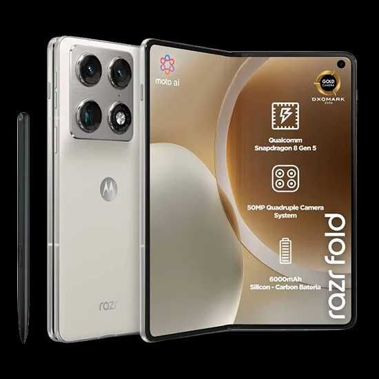 Motorola Razr Fold 5G Dual Sim 16/512GB - Blackened Blue, Lily White