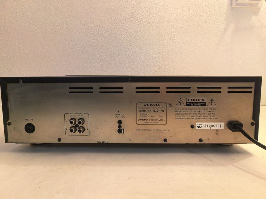 Deck Onkyo 3 head Integra TA 2570 3 capete made in Japan