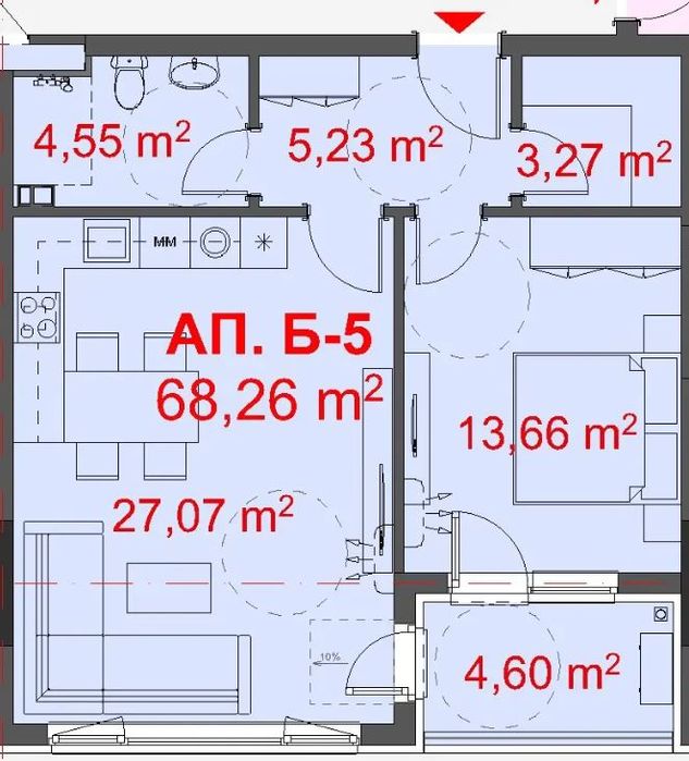 2-стаен в Бургас-Славейков площ 79 цена 140000