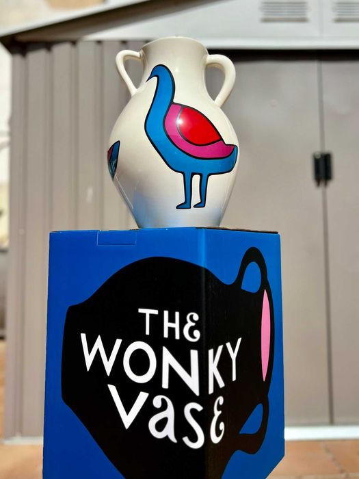 Piet Parra x Case Studyo The Wonky vase Confused Bird vaza Limited Edt