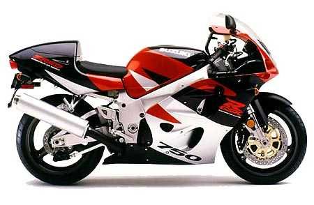 Стикери Сузуки GSXR 750 Srad 1996г.-1999г. Suzuki срад 1998 лепенки